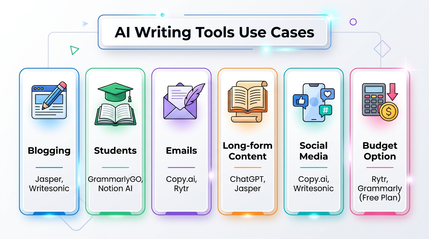 best AI writing assistants 2026