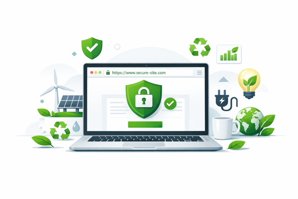 cheap green web hosting with free SSL