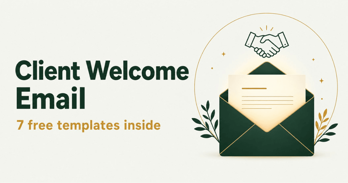 Client welcome email — 7 free templates and examples for freelancers